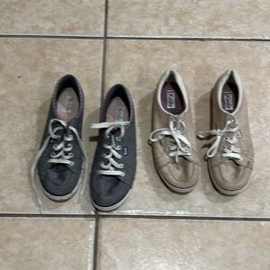 Keds Charcoal and Beige Casual Sneakers